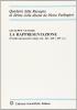 La rappresentazione. Profili interpretativi degli artt. 467, 468 e 469 C. C.