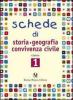 Schede di storia geografia convivenza civile 3 vol.3
