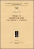 Studi di storiografia filosofica antica
