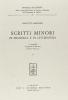 Scritti minori di filologia e letteratura-Religiosit� di Marchesi