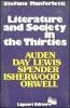 Literature and Society in the Thirties