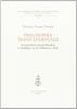 Philosophia transcendentalis. La questione antepredicativa e l'analogia tra la Scolastica e Kant