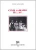 Canti narrativi italiani. Versioni centro-settentrionali. Melodie e testi