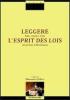 Leggere �L'esprit des lois�. Stato, societ� e storia nel pensiero di Montesquieu