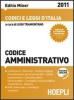 Codice amministrativo 2011/2012. Ediz. minor
