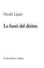 Le fonti del diritto