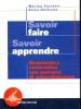 Savoir faire savoir apprendre