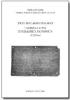 Studi sui carmi epigrafici: Carmina latina epigraphica pannonica