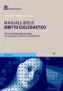 Diritto ecclesiastico. Manuale breve