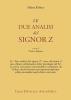 Le due analisi del signor Z