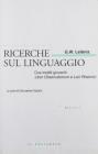Ricerche sul linguaggio. Due inediti giovanili: Liber observationum e Loci rhetorici