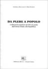 Da plebe a popolo. L'educazione popolare nei libri di scuola dall'unit� d'Italia alla Repubblica