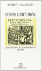 Dentro l'istituzione. Cronache di un ateneo meridionale (1987-1995)