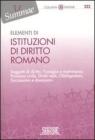 Elementi di istituzioni di diritto romano. eBook