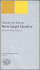 Terminologia filosofica