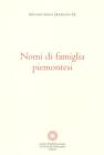Nomi di famiglia piemontesi