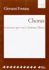 Chorus. Romanzo per voci a battuta libera