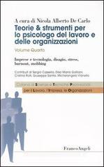 Teorie & strumenti per lo psicologo del lavoro e delle organizzazioni vol.4