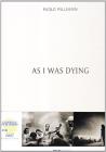 As i was dying