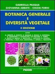 Botanica generale e diversità vegetale Botanica generale e diversità vegetale