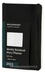 Moleskine Notebook 12 mesi settimanale 2013 Pocket. Copertina morbida nera. Moleskine Notebook 12 mesi settimanale 2013 Pocket. Copertina morbida nera.
