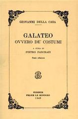Galateo ovvero dei costumi Galateo ovvero dei costumi