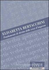 Fondamenti di diritto delle crisi d'impresa Fondamenti di diritto delle crisi d'impresa