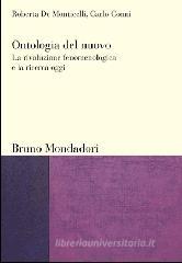 Ontologia del nuovo: la rivoluzione fenomenologica e la ricerca oggi