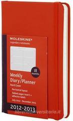 Moleskine 18 mesi – Weekly Horizontal Planner - Large - Copertina rigida rossa 2012-2013 Moleskine 18 mesi – Weekly Horizontal Planner - Large - Copertina rigida rossa 2012-2013