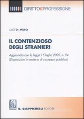 Il contenzioso degli stranieri Il contenzioso degli stranieri