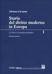 Storia del diritto moderno in Europa vol.1 Storia del diritto moderno in Europa vol.1