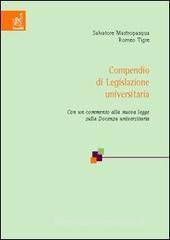Compendio di legislazione universitaria