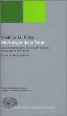 Morfologia della fiaba Morfologia della fiaba