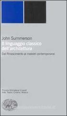 Il linguaggio classico dell'architettura