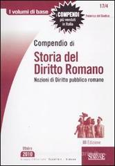 Compendio di storia del diritto romano. Nozioni di diritto pubblico romano Compendio di storia del diritto romano. Nozioni di diritto pubblico romano