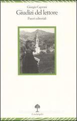 Giudizi del lettore. Pareri editoriali Giudizi del lettore. Pareri editoriali