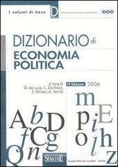 Dizionario di economia politica Dizionario di economia politica