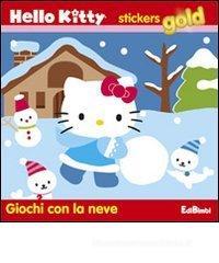 Giochi con la neve. Hello Kitty. Con adesivi Giochi con la neve. Hello Kitty. Con adesivi