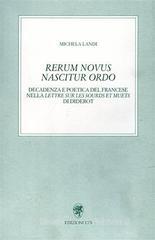 Rerum novus nascitur ordo. Decadenza e poetica del francese nella �Lettre sur les sourds et muets�di Diderot