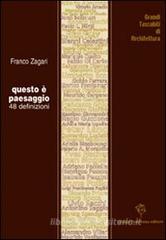 Questo è paesaggio. 48 definizioni Questo è paesaggio. 48 definizioni