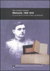 Don Giovanni Minzoni. Memorie. 1909-1919