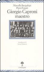 Giorgio Caproni maestro