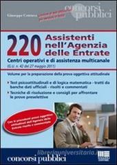 220 assistenti nell'Agenzia delle entrate 220 assistenti nell'Agenzia delle entrate