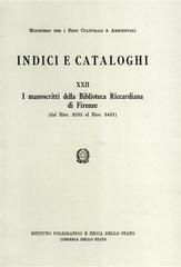 I manoscritti della Biblioteca riccardiana di Firenze