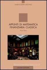 Appunti di matematica finanziaria classica vol.1