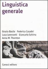 Linguistica generale Linguistica generale