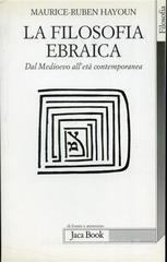 La filosofia ebraica