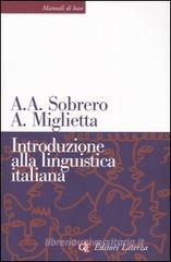 Introduzione alla linguistica italiana Introduzione alla linguistica italiana