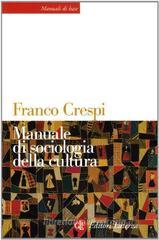 Manuale di sociologia della cultura Manuale di sociologia della cultura