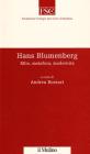 Hans Blumenberg. Mito, metafora, modernit�